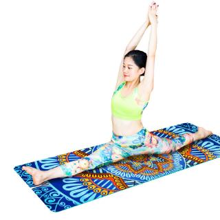 HOT SALE Digital printing suede TPE yoga mat With Good Quality (3)