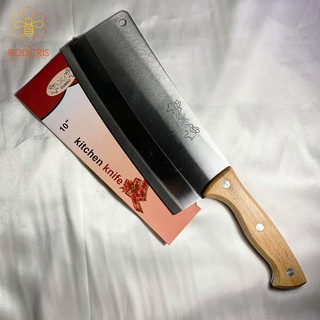 3MM Thick Blade Kitchen Tool Meat Butcher Cleaver Full Tang for Chopping Meats 10"