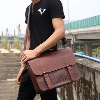2019 Brand Men Briefcase Shoulder Bag Messenger Bags Casual Business Laptop Briefcase Male Brand Des (2)