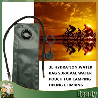 [24 hours sent] Military 3L Hydration Water Bladder Pack Drinking Bag 3L PEVA Bladder Hydration Bicycle Water Bag