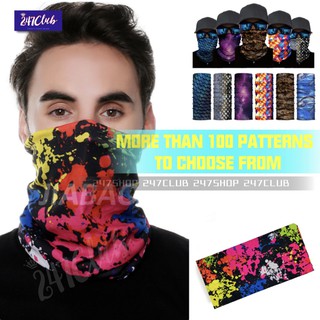 247 BUY 3 GET 1Outdoor cycling sports uv protection face mask Buff Multi-functional Head scarf PART2