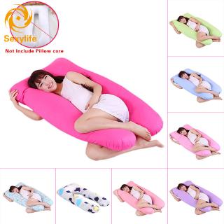 Sexylife Pregnancy Pillow Cover Body U Shape Baby Maternity Comfort Bedding Replacement