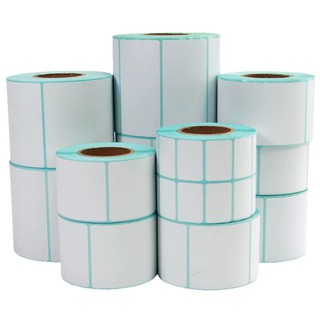 Thermal paper label paper blank barcode paper Sticker Paper For Thermal Printer Waybill Sticker 20mm 30mm 40mm 50mm