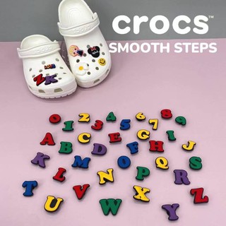Kayangkaya Crocs Jibbitz Colorful Letters And Numbers For Crocs Shoes/Bags/Slippers