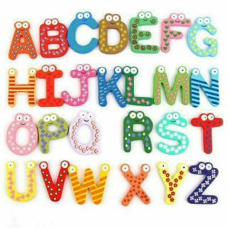 FUNandSMART Magnetic Letters/Numbers (B) 2.2 inches