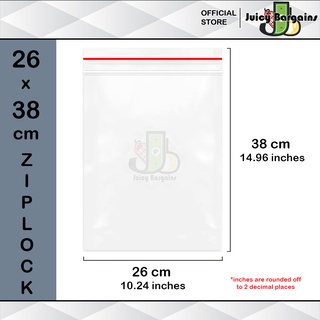 26x38 cm Resealable Plastic Zip-locks Wholesale Supplier Distributor Price Business Juicy Bargains
