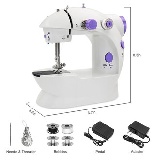 Mini White Sewing Machine