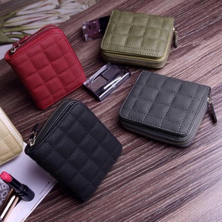 (Ready Stock)Korean Fashion Women PU Leather Mini Wallet Card Key Holder.