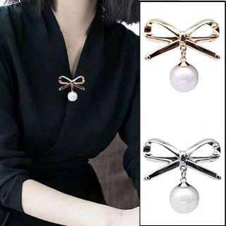 1 Piece Anti-lighting Women's Brooch with Pearl Fixed Clothes Pin Wild Brooch Accessories