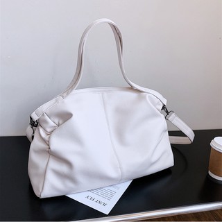 PU Leather Designer Handbags 2021 New Girls Shoppers Purses Fashion Casual Korean Style Solid Color