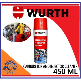 【&COD&Fast delivery】100% Original Wurth Carburetor & Injector Cleaner 450 ml
