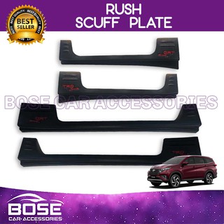 Outer Car Scuff Plate for TRD Toyota Rush G E - Aruz 2018 - ON Door Side Step Sill Guard