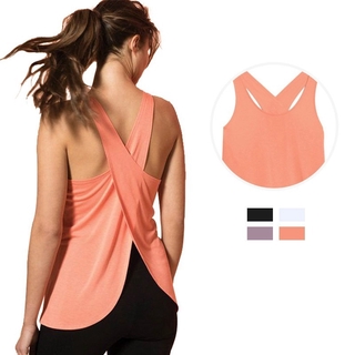 Women sports vest sleeveless T-shirt quick drying fitness tops women's yoga tops casual wear outfit t-shirt