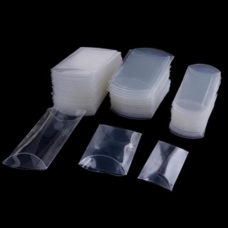 RuiSursun 50pcs pillow shape clear PVC candy box packaging gift box wedding party favor
