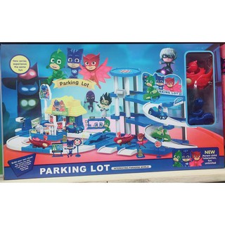 Mom & Baby✟pj mask parking lot/gas station oversized gift box toy set
