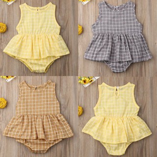 ◕‿◕Summer Newborn Toddler Baby Girl Clothes Ruffle Romper Jumpsuit Outfit