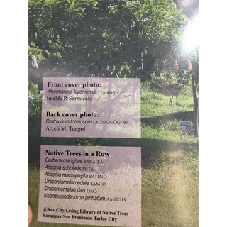 ❆✵Philippine Native Trees 303 Close and Personal Book
