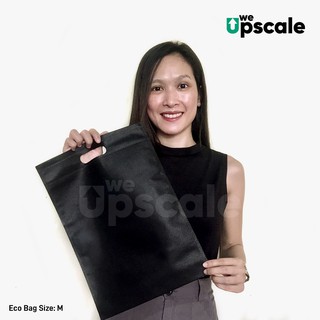 Wholesale 10 pcs Black Eco Bag Flat - We Upscale