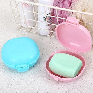 *Superlife*New Bathroom Dish Plate Case Home Shower Travel Hiking Holder Container Soap Box (4)