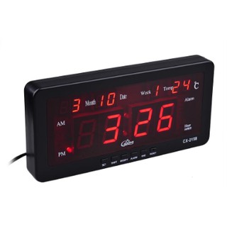 LED Caixing CX-2158 Digital Alarm Clock (Black)