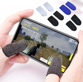 2PCS Beehive Sleep-proof Sweat-proof Professional Touch Screen Thumbs Finger Sleeve for Pubg Mobile Phone Game Gaming Gloves