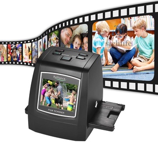 Film Scanner High-Resolution 14MP/22MP Film Slide Scanner Convert 35mm 135mm 126mm 110mm 8mm Color Monochrome Slide Film Negative