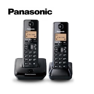 Panasonic Digital Cordless Phone with 2 Handsets KX-TG2712CX5 Black