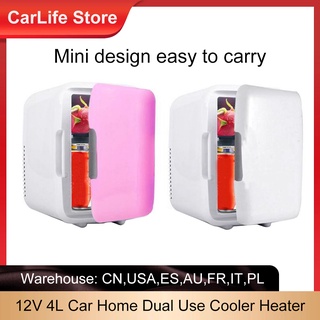 Portable 4L Car Freezer Fridge Refrigerator Car Home Dual Use Car Fridge 12V Cooler Heater Universal