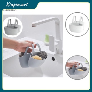 [ xiapimart ] Lightweight Sink Storage Rack Sink Caddy Sponge Soap Holder Practical for Kitchen