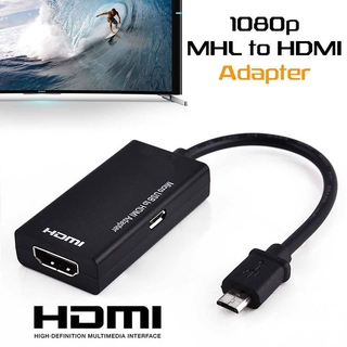 Micro USB 2.0 MHL To HDMI Cable HD 1080P Adapter/HTC LG Android HDMI Converter Compatible with Android (1)