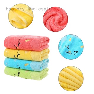 Factory Soft Cotton Baby Infant Newborn Bath Towel Washcloth Feeding Wipe Cloth Healthy