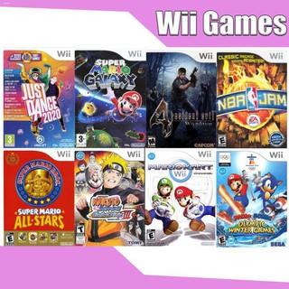 ●Wii/Nintendo Games/Nintendo Wii CD Games/Just Dance/Super Mario