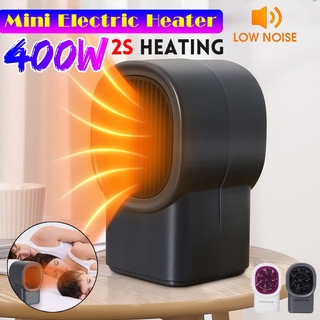 400W Mini Electric Heaters Fan Fast Heating Power Saving Countertop Mini Home Room Desktop Handy War