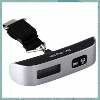 【Available】Portable Electronic Luggage Scale Max 50 Kg/110lb (Sliver)