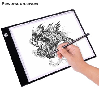 Powersourcewow A5 USB LED Artist Thin Art Stencil Board Light Tracing Drawing Pad Table Box PH
