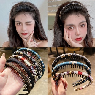 Korean Simple Toothed Hair Band Headband Press Hair Wash Face Hair Accessories Headwear