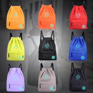 ❒Drawstring bag, drawstring backpack, female, simple school bag, cloth bag, elementary school studen