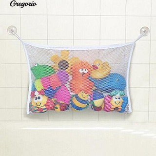 COD!Gregorio Baby Toy Mesh Storage Bag Bath Bathtub Doll Organizer Suction Bathroom Stuff Net (1)