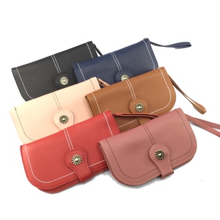 Kaiserdom Wey New Korean Fashion Ladies Long Wallet Leather Pouch For Womens 11 LJF1016