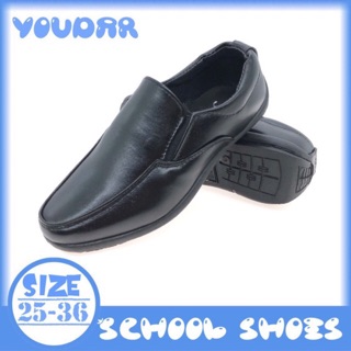 975&975-1 Boy's fashion black shoes school shoes kid shoes (1)
