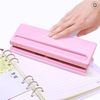 ❅⊙【HOT】 G^M KW-trio Adjustable 6-Hole Desktop Punch Puncher for A4 A5 A6 B7 Dairy Planner Organizer