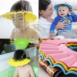 HOPEISLAND Adjustable Baby Kids Shampoo Bath Bathing Shower Cap Hat (1)