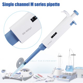 【COD】 Pipettor Single Channel Adjustable Volume Micro Pipettes Lab Transfer Pipettes Visible