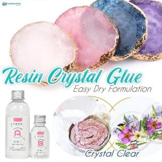 Transparent Crystal Clear Epoxy Resin Glue Kit A B Glue Set for DIY Jewelry Crafts Resists Yellowing (1)