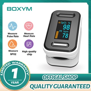 BOXYM Pulse Oximeter OLED Pulse Rate Blood Oxygen Saturation(SpO2) Health Monitor