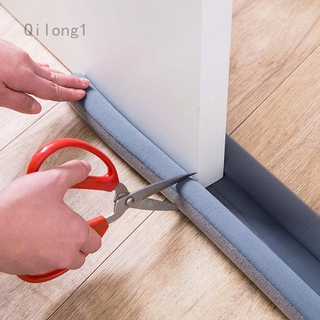 Qilong1 Door Draft Stopper Weather Stripping Noise Blocker Window Breeze Blocker Adjustable Door Sweeps
