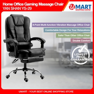 YS-29/Ys-27 Home/Office Computer Massage Gaming Chair Leather High Back Swivel and Height Adjustment (1)