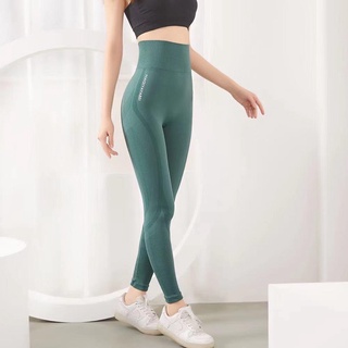 HJX,thin high-waist leggings, quick-drying running sports pants, stretch peach hip yoga pants