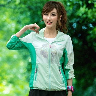 Women's sunscreen clothing long-sleeved jacket ice silk ultra-thin breathable UV protection lightweight outdoor skin sunscreen clothing women