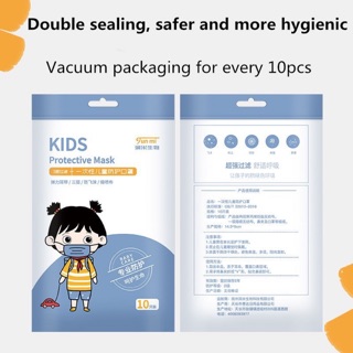Disposable kids mask 10pcs per pack